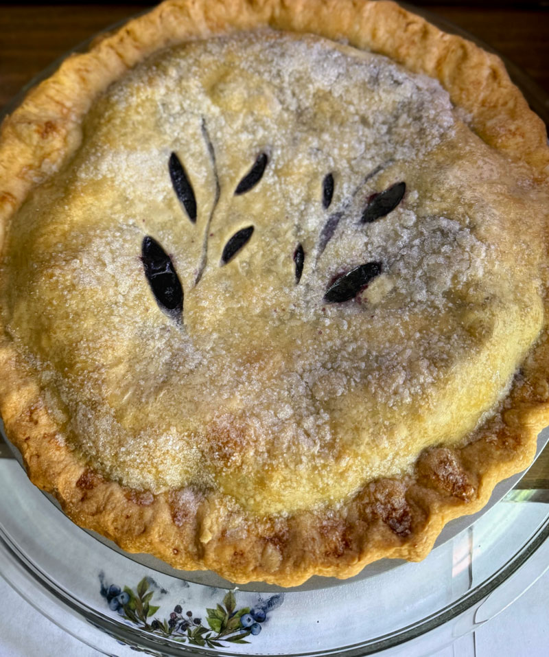 Classic fruit pie baked by Mountain Berry Bakery